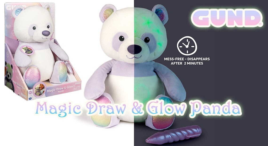 GUND Magic Draw & Glow Panda