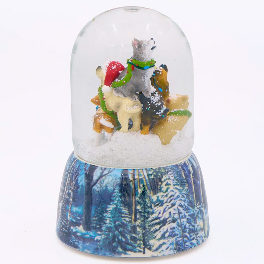 【Roman】ハウリングパピー ミュージカルスノードーム